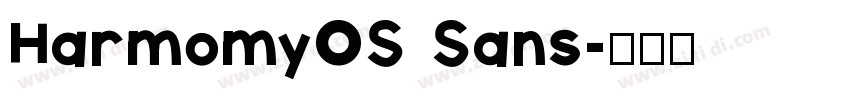 HarmomyOS Sans字体转换
